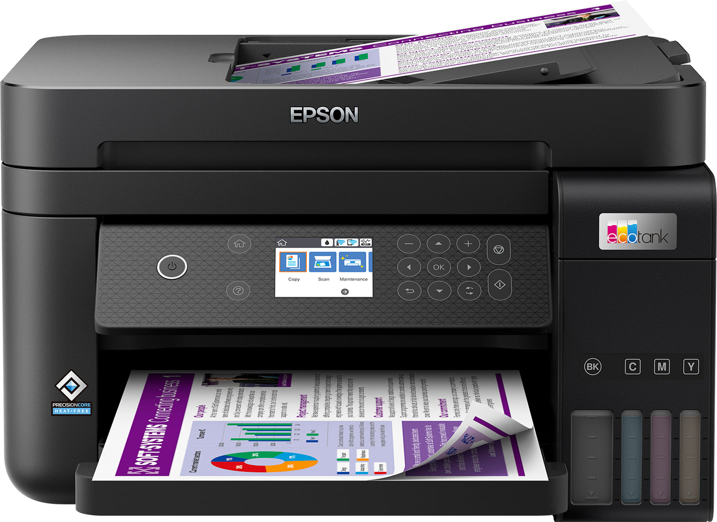 Impresora Epson Tinta Continua Multifuncional Color L6270 WiFi Red Fax ADF