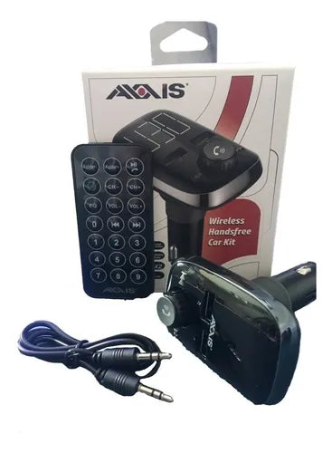 Cargador de Carro Axxis + Adaptador Inalambrico FM USB 2.5A