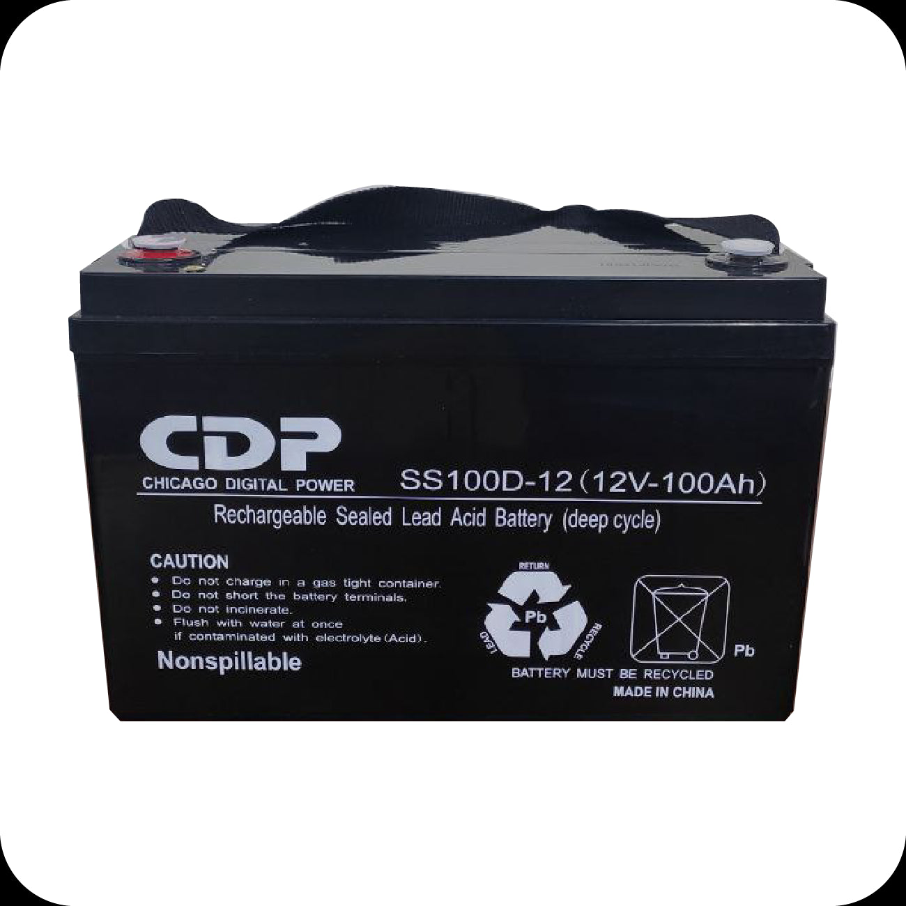 Bateria para Inversor CDP 12V-100Ah B-12/100