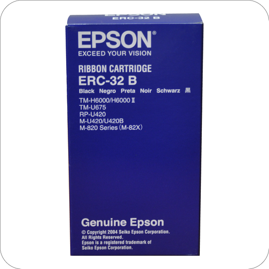 Cinta de impresion Epson 32B Negro (ERC-32B)