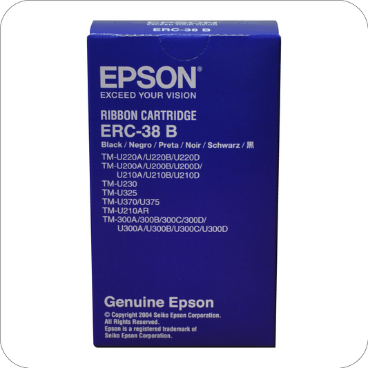 Cinta de impresión Epson 38B Negro (ERC-38B)