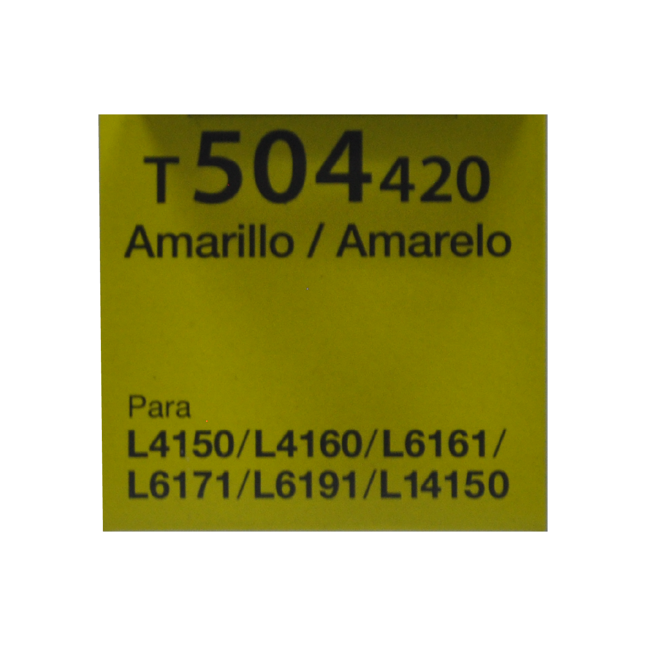 Botella de Tinta Epson T504 Amarillo (T504420)