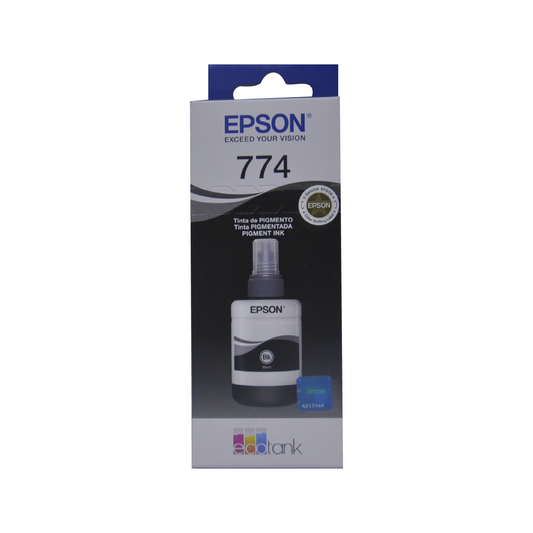 Botella de Tinta Epson T774 Negro (T774120-AL)