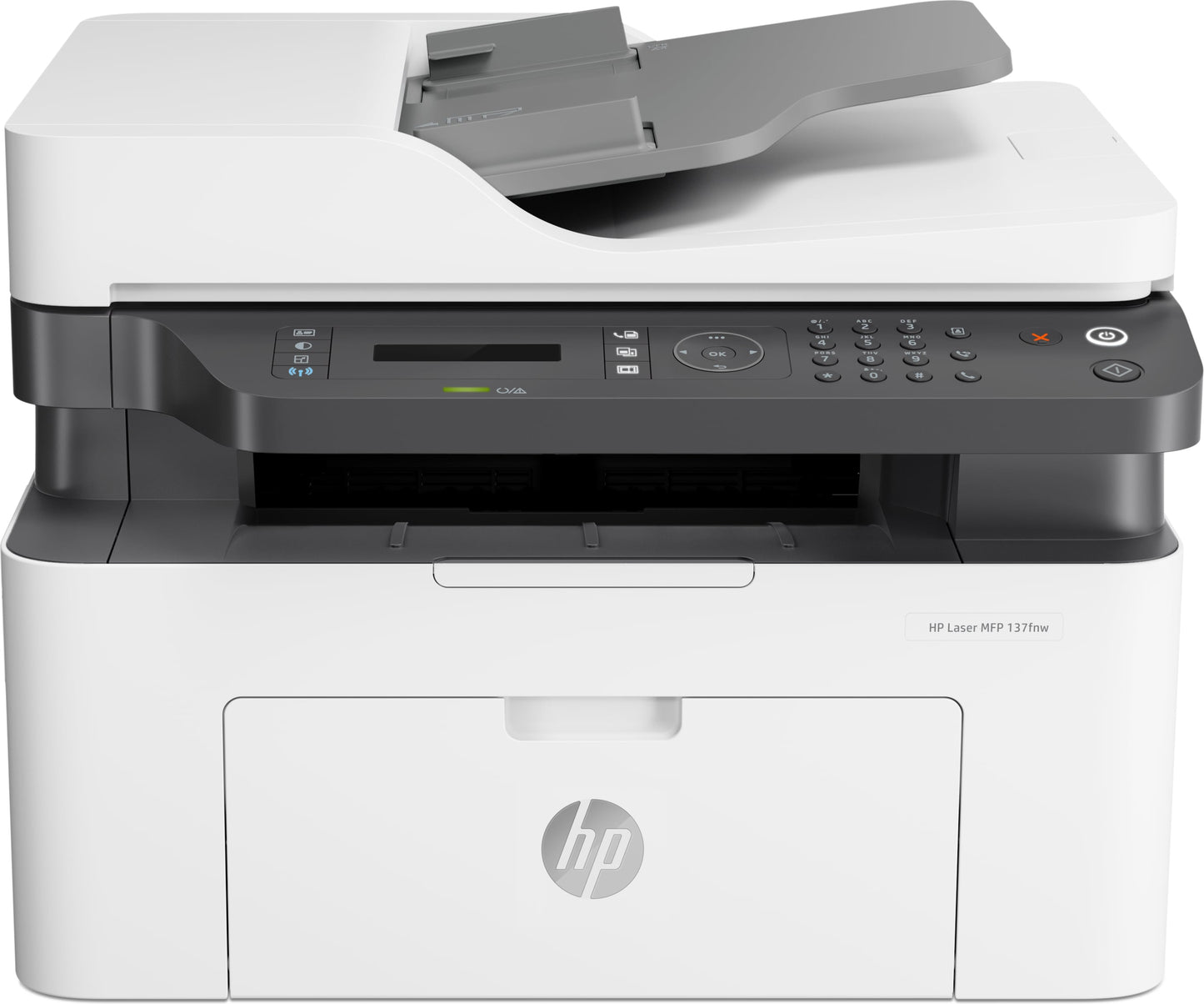 Impresora Laser Multifuncional Blanco y Negro HP MFP 137fnw Duplex WiFi Red Fax
