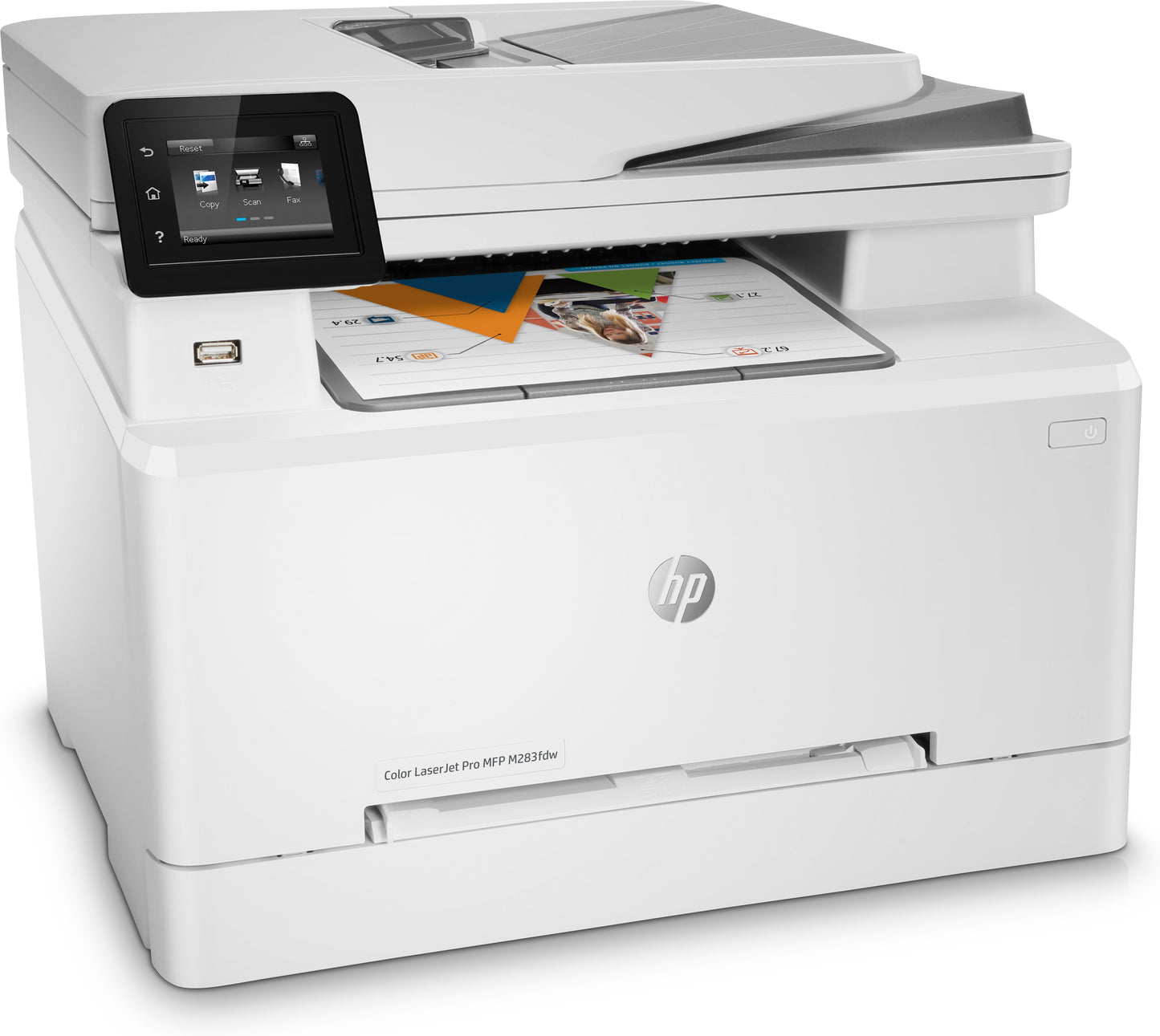 Impresora Laser Multifuncional a Color HP M283fdw Duplex Red WiFi ADF Fax