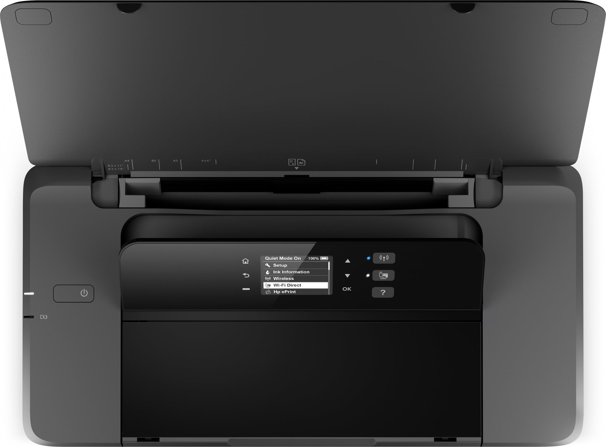 HP Officejet Impresora portátil 200, Color, Impresora para Oficina pequeña,  Estampado, Impresión desde USB frontal en