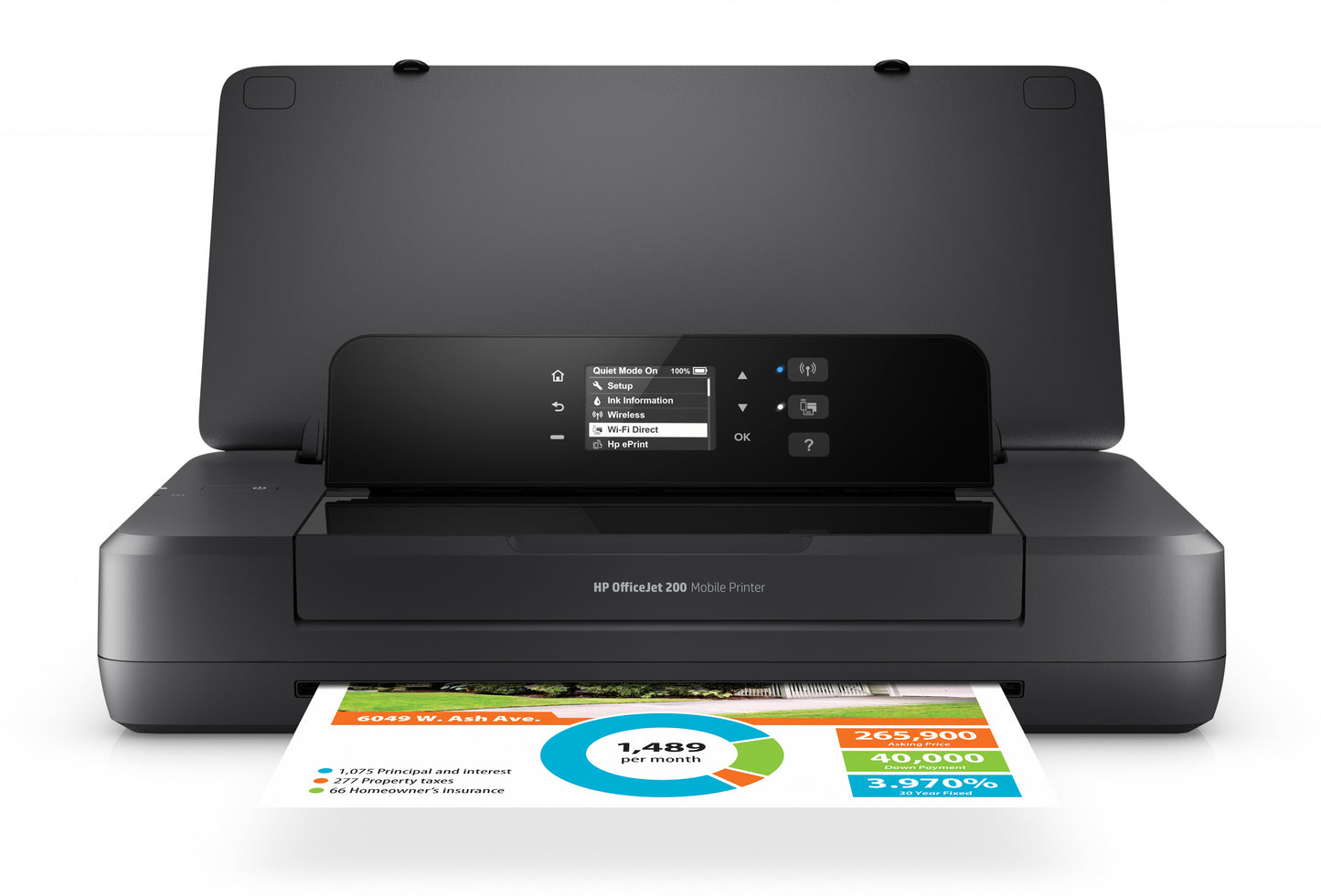 Impresora Portatil A Color HP OfficeJet 200 Wifi USB