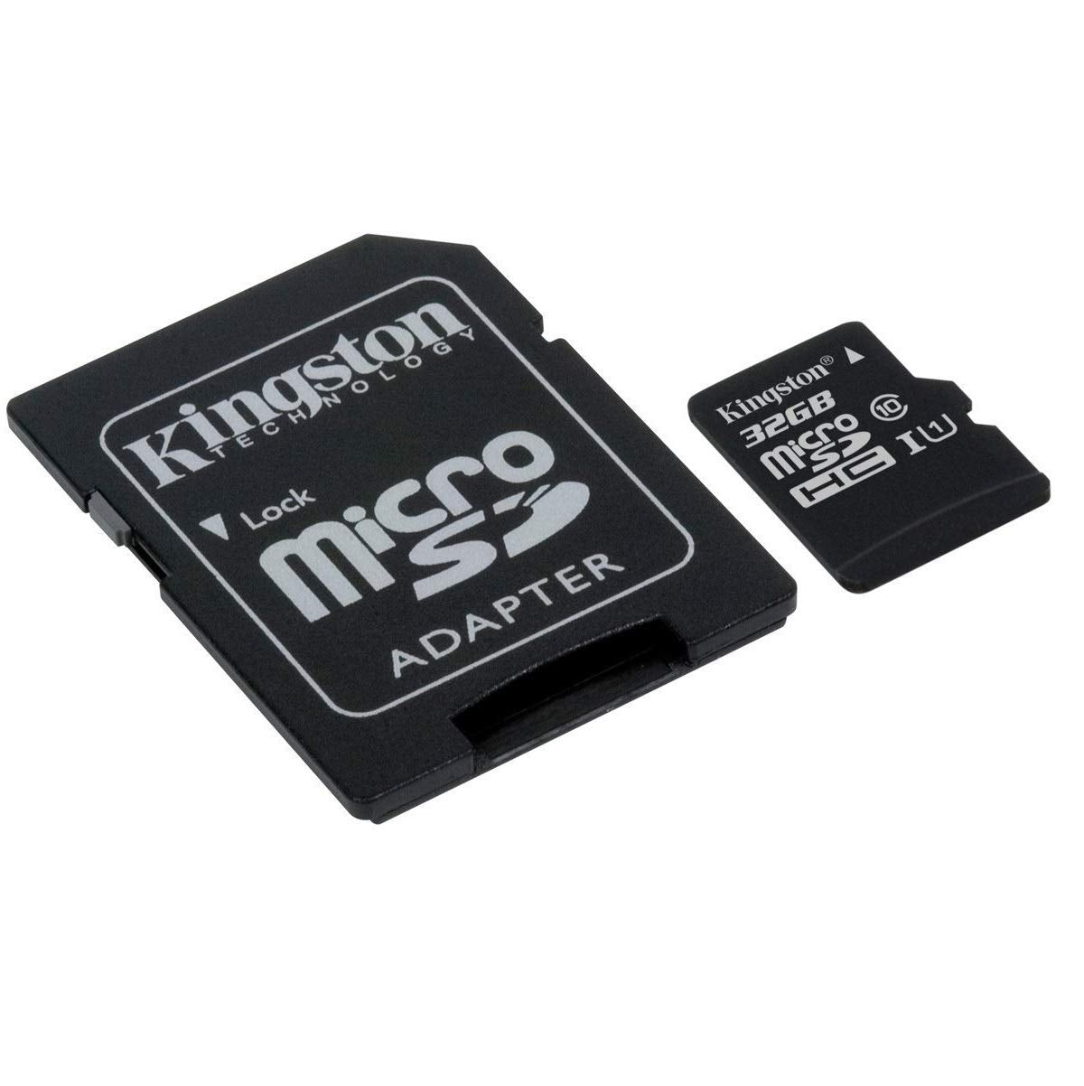 Memoria Micro SD Kingston SDHC 32GB Clase 10 con adaptador