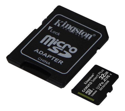 Memoria Micro SD Kingston SDHC Canvas 32GB Clase 10 con adaptador