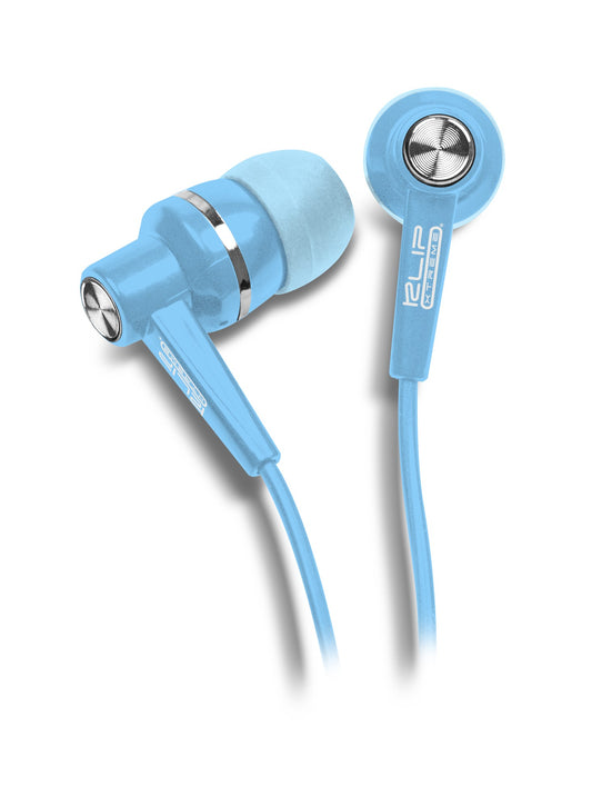 Audifonos Klipx Sport In-Ear Alambricos Azul