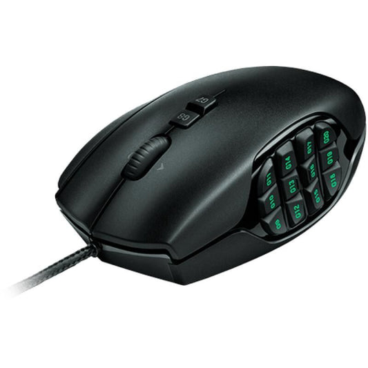 Mouse Alambrico Gaming Logitech G600 MMO 8000DPI 20 Botones RGB Negro
