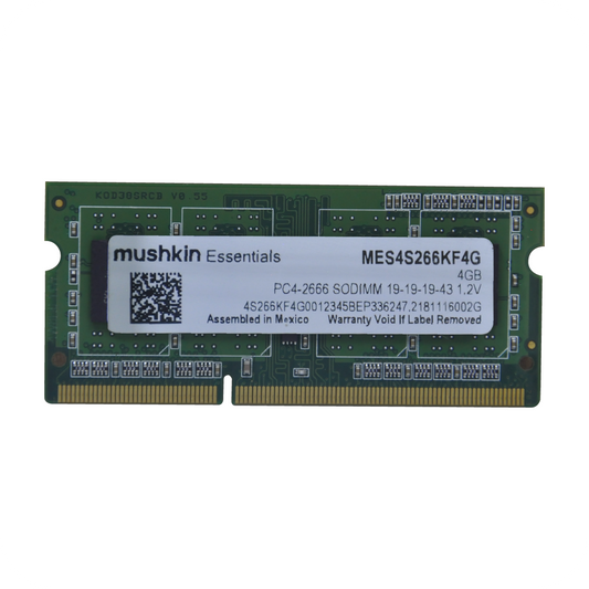 Memoria RAM Mushkin 4GB DDR4 2666Mhz SO-DIMM