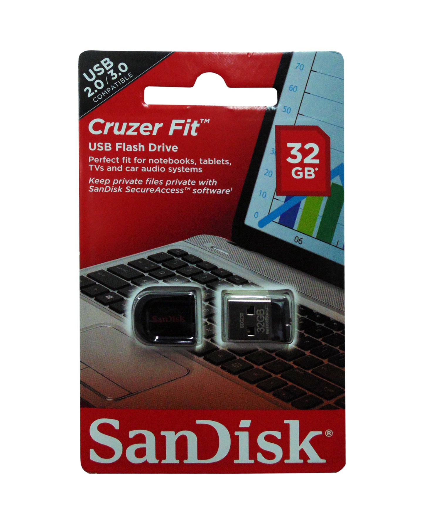 Pendrive Sandisk Cruzer Fit 32GB 3.0