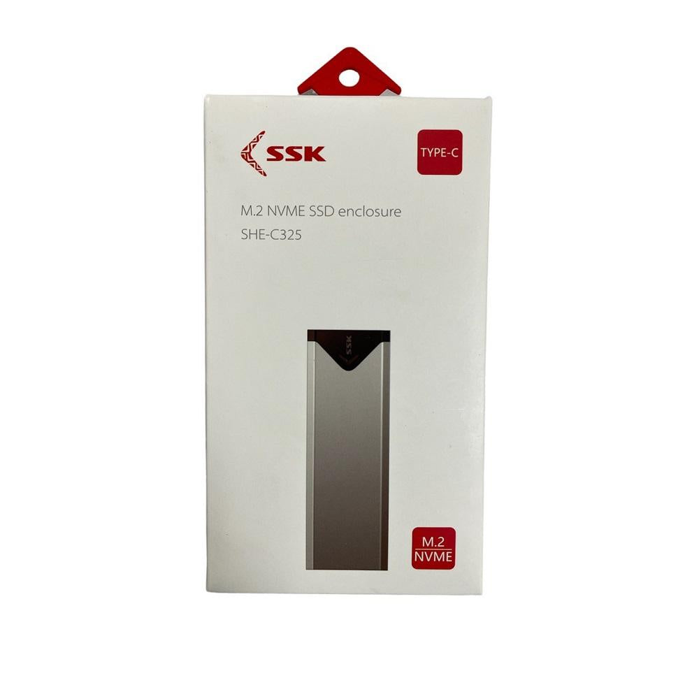 Adaptador para Discos Solidos (SSD) SSK NVMe a USB3.2 Gen2 TipoC